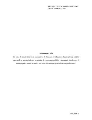 Credito Mercantil Adquirido