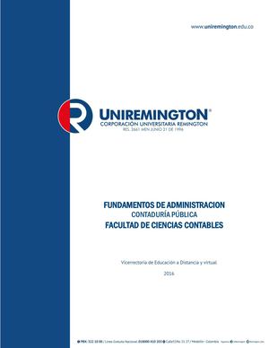 Fundamentos De La Administracion Modulo (1)