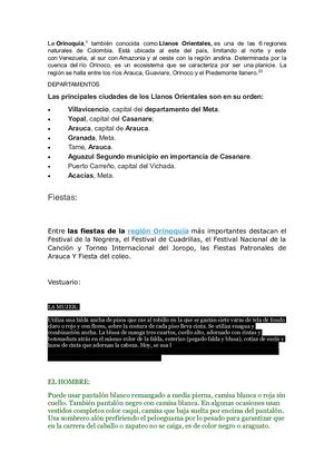 LA ORINOQUIA