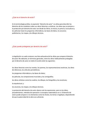 Qué Es El Derecho De Autor