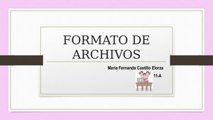 Formato De Archivos