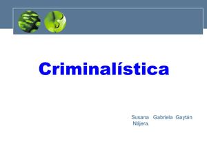 Criminalística