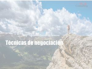 Tecnicas De Negociación V 3