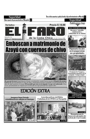 15 de Septiembre del 2018 EXTRA