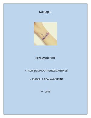 Tatuajes