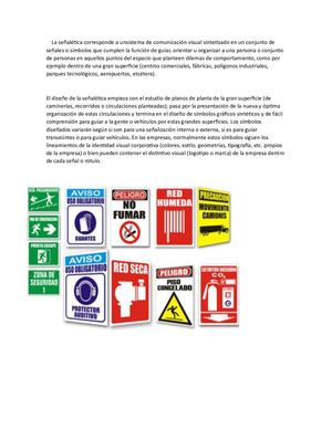Que Es Una Señaletica