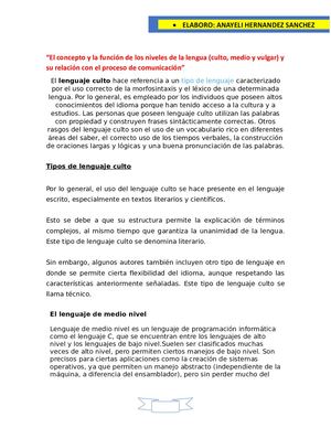 Lenguaje Y Comunicacion