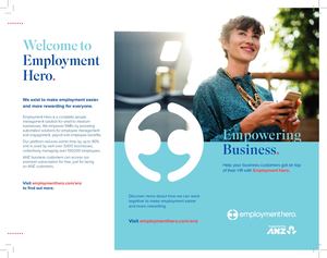 Employment Hero ANZ Business Banking Brochure
