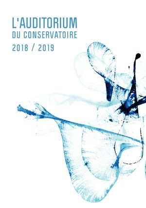 Plaquette Auditorium 2018-2019