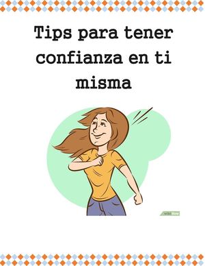 tips para tener confianza en ti misma