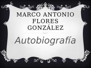 Marco Antonio Flores González