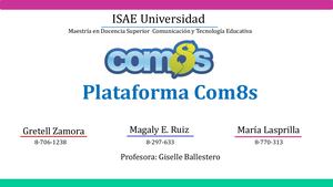 Presentación Plataforma