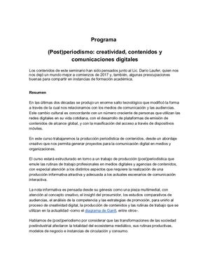 Postperiodismo Pgm 2018