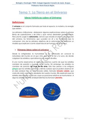 Tema 1 La Tierra En El Universo