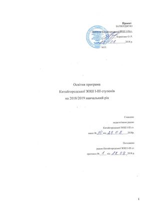 Освітня програма