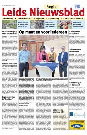 Leids Nieuwsblad Regio 20-09-2018