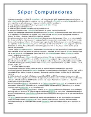 Una Supercomputadora