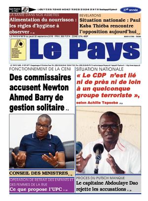 Le Pays Du 20 09 2018