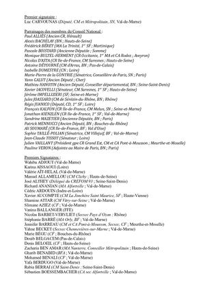 Signataires - Un Progrès Partagé Pour Faire Gagner La Gauche