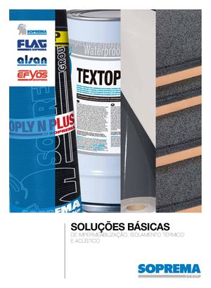Catálogo de Soluções Básicas de Impermeabilização, Isolamento Térmico e Acústico