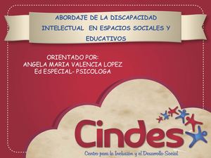 Abordaje De Discapacidad Intelectual