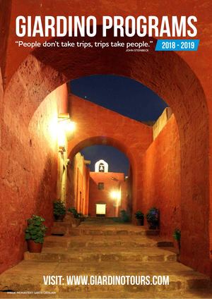 Giardino Tours Brouchure  2018
