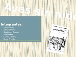 Aves Sin Nido