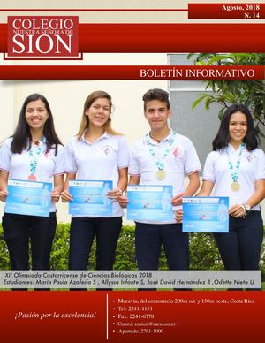 Boletín Informativo N. 14 Agosto