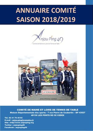 Annuaire Comite 2018 2019 Site