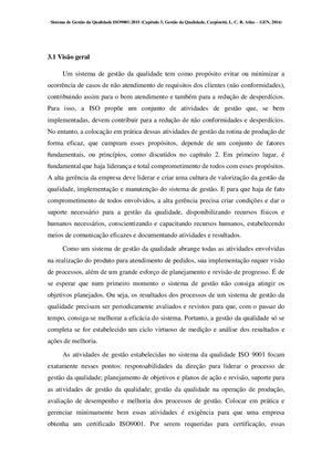 Material Leitura Gestao Da Qualidade Iso9001pdf Pt Br