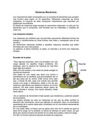 Las Máquinas Simples