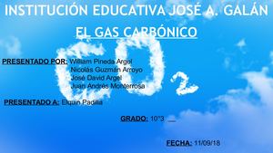 El Gas Carbónico