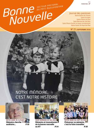 Bonne Nouvelle n°21 - Septembre 2018