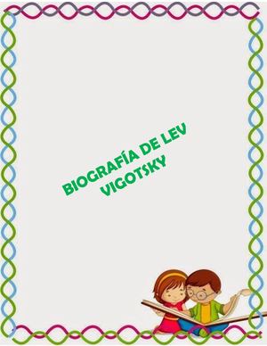 TEORÍA DE LEV S. VIGOTSKY