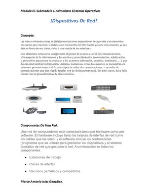 (Revista) Dispositivos De Red