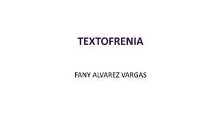 Textofrenia