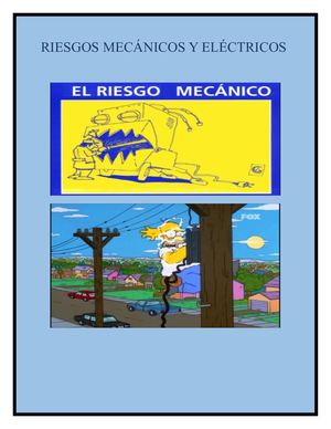 Cartilla Riesgos Mecanicos Y Electricos