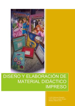 Diseño Y Elaboración De Material Didáctico Impreso1