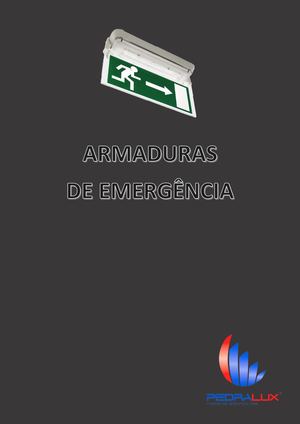 Catálogo Armaduras Emergência - pedralux.pt