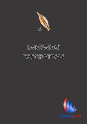 Catálogo LAMPADAS DECORATIVAS Pedralux.pt