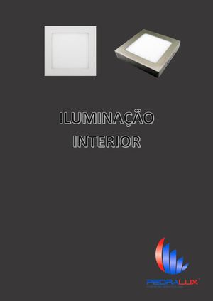 Catálogo ILUMINAÇÃO INTERIOR - pedralux.pt