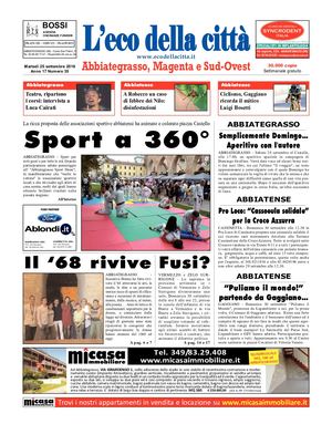 L'eco della città del 25 settembre 2018