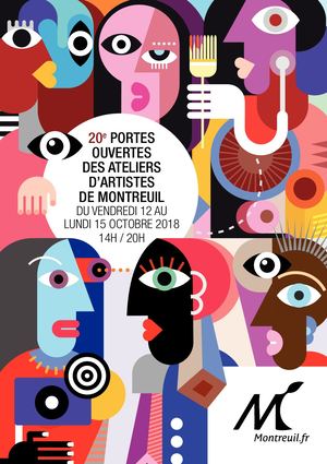 Portes Ouvertes des ateliers d'artistes du 12 au 15 octobre 2018