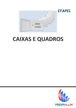 EFAPEL Quadros Eléctricos - pedralux.pt