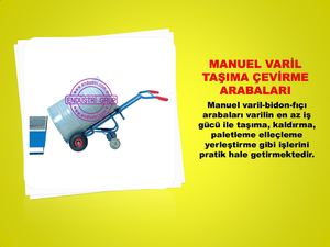 Manuel hidrolik varil bidon fici tasima arabasi