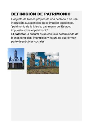 Definición De Patrimonio