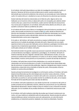Instituto Del Sueño