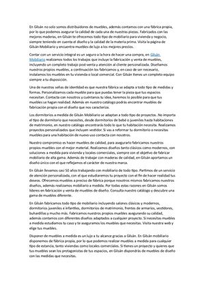 Gilsán Mobiliario