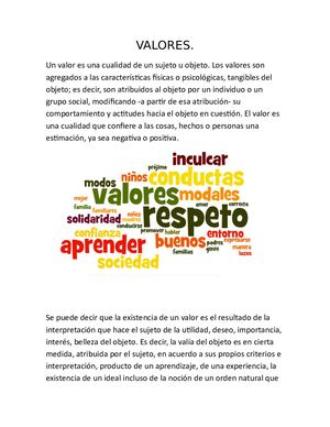 Valores
