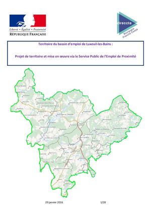 Projet De Territoire SPEP Luxeuil-les-Bains
